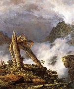 Frederic Edwin Church Storm in the Mountains china oil painting artist